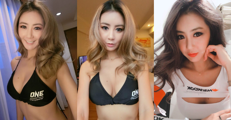 【BTC365币投】舉牌女郎夾帶「白嫩奶球」上台火辣展現！飽滿圓潤讓人看了超上火！