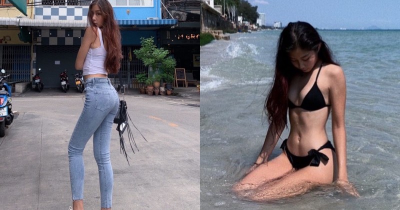 【BTC365币投】超強「逆天長腿妹」腿長100cm！骨感纖細比例超優，根本超模曲線！