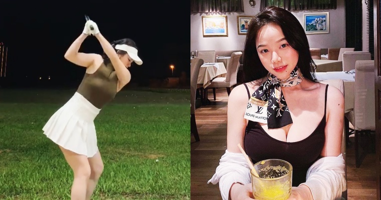 【BTC365币投】打高爾夫爆紅！爆乳甜心「張雪兒」正面曝光也讓人戀愛！曬「深溝、蜜桃尻」送福利