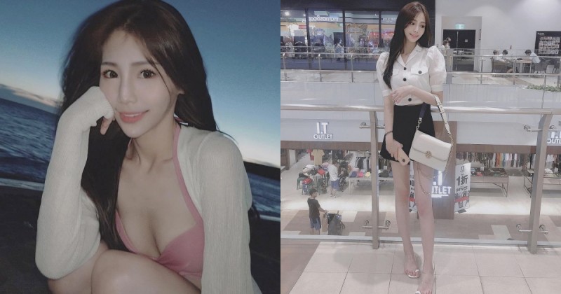 【BTC365币投】骨感長腿正妹！「白嫩電眼」美少女竺竺短裙逛街露美腿，纖細美腿瞬間征服腿控！