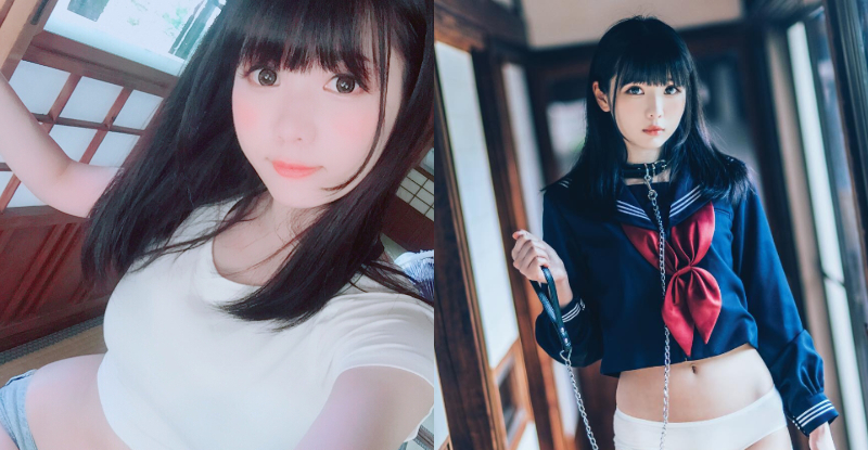 【BTC365币投】超甜美Coser換上「超逼人熱褲」　絕美背影露出逆天長腿和渾圓蜜桃！