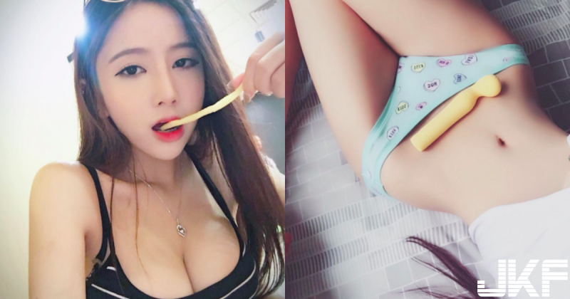 【BTC365币投】玩具忘記藏好！大奶正妹「低胸爆乳」公開「塑膠男友」：最愛偷偷玩玩具！