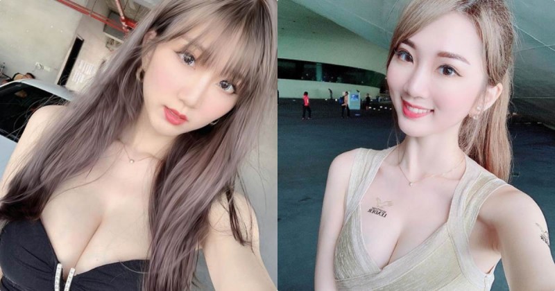 【BTC365币投】超甜神級正妹「萍萍兒Ping」，低胸裝蹦出「白嫩美乳」！
