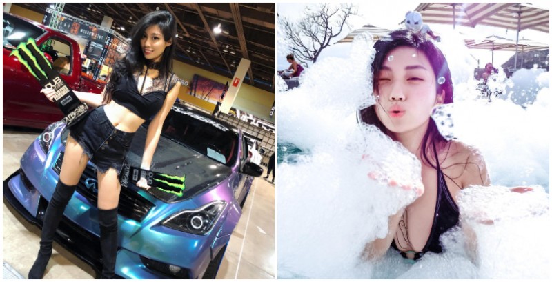 【BTC365币投】火辣「長腿車模」還有「渾圓美乳」！完美身材加上陽光笑容，讓人無法招架的終極魅力！