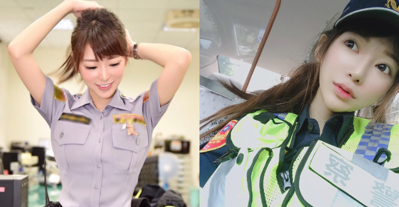 【BTC365币投】總統候選人造勢會場驚見「全台最正女警」　清秀側臉讓網友秒戀愛