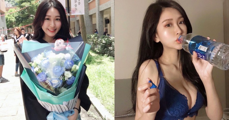 【BTC365币投】華夏科大畢業的「氣質甜心」，穿內衣「挺雪白美乳」喝水自拍，網友驚呼：要噴鼻血