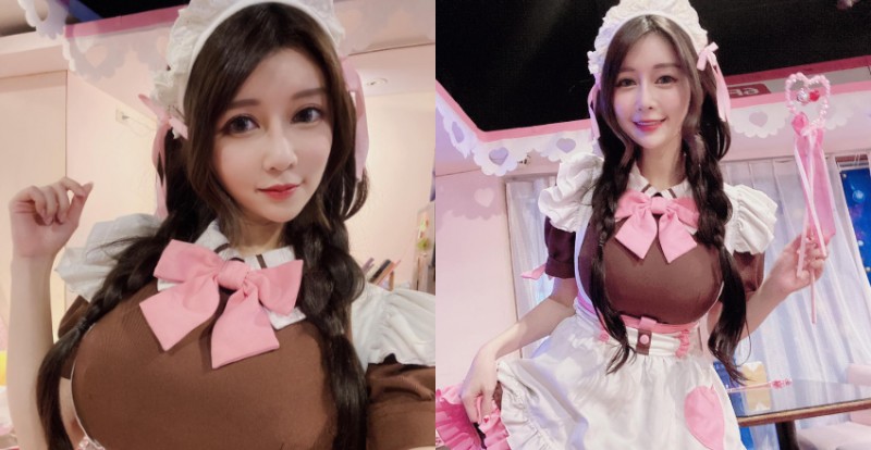 【BTC365币投】「主人要來點什麼？」巨乳甜心安希化身小女僕　超萌模樣讓粉絲戀愛