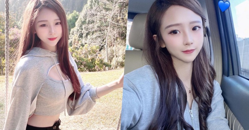 【BTC365币投】盪鞦韆的甜心正妹「顏值太高了」，挖空的毛衣展現「性感深溝」！