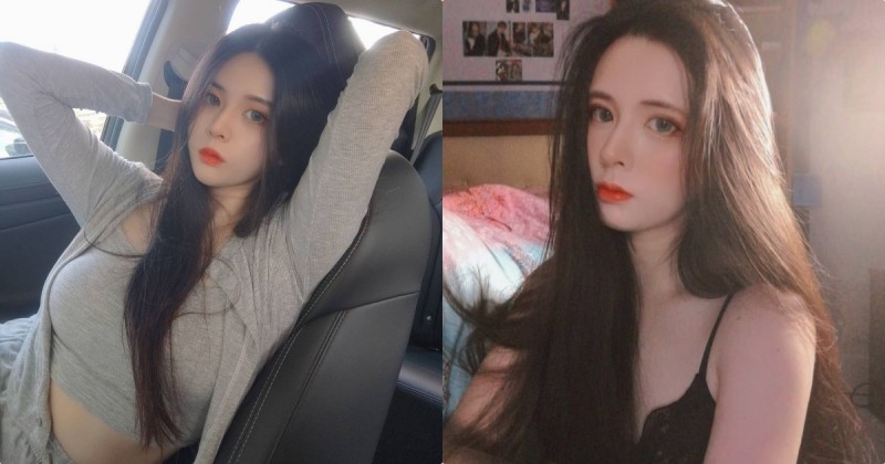 【BTC365币投】甜心正妹「車內辣照好極品」，「優質S曲線」讓人無法專心開車！