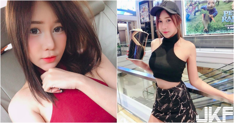 【BTC365币投】超完美「水蛇腰辣妹」秀出白皙爆乳身材！白皙的「E奶車頭燈」畫面好胸猛…