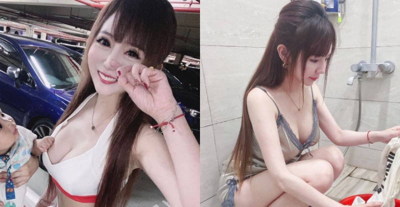 【BTC365币投】甜萌大眼女神「蔡粉粉」身材太火辣連小Baby都愛不釋手！