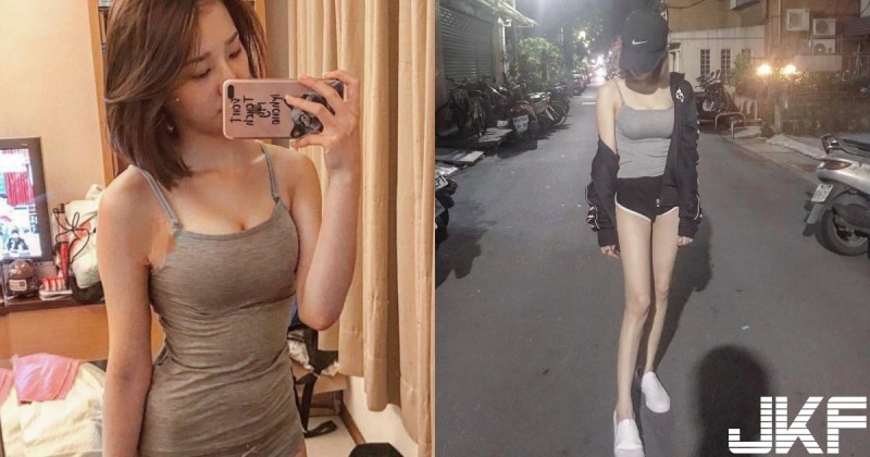 【BTC365币投】街頭少女褲子穿超短，運動風「美乳正妹」超貼身休閒打扮讓人想入非非～