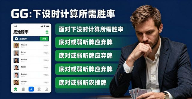 【BTC365币投】大发扑克实战攻略:位置优势与底池控制,新手稳定盈利指南