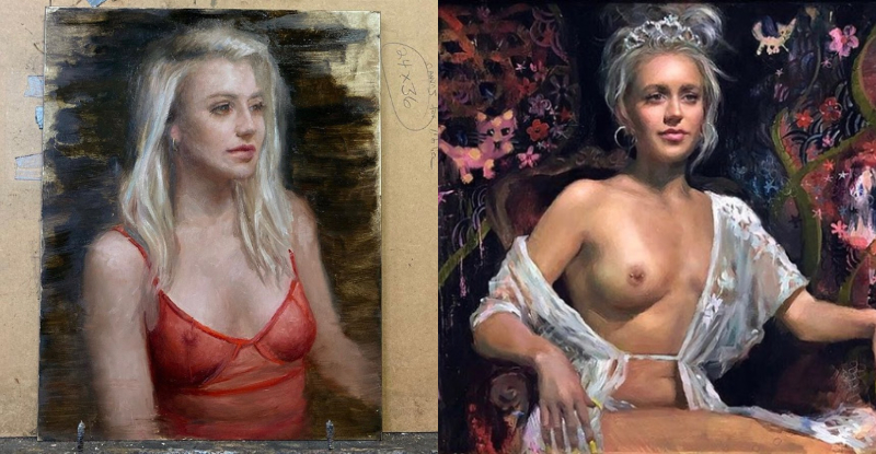 【BTC365币投】神到啦！畫中露點女模就是她…「充滿藝術的肉體」一眼難忘深刻入心