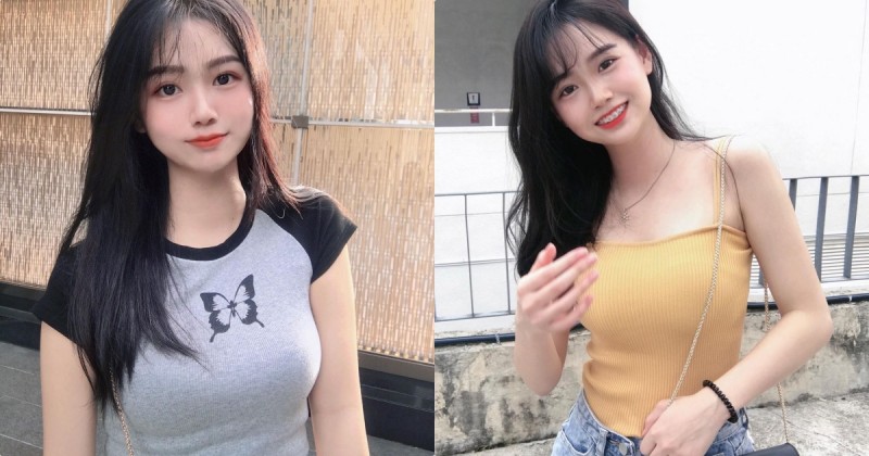 【BTC365币投】21歲白皙美肌「小甜心正妹」，穿緊身衣「洩露隱乳曲線」！