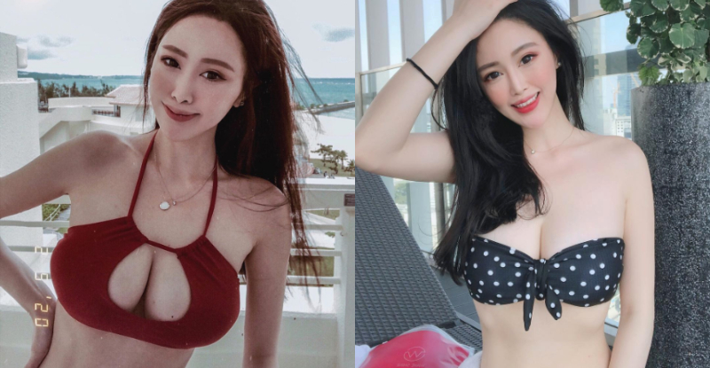 【BTC365币投】眼裡只剩內內！「Tina」海邊解放白皙大氣囊，事業線還胸懷大志真是有前途！