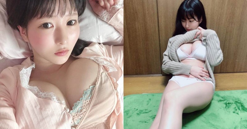 【BTC365币投】143小隻馬「雨宮留菜」J奶太震撼，邪惡挑逗姿勢「視角超犯規」！