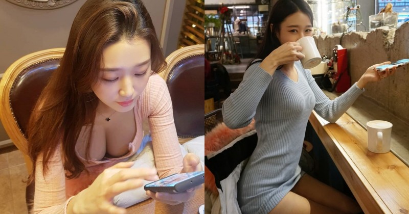 【BTC365币投】白皙美胸妹「爆乳喫茶」現場奶香濃！日常穿搭還是「絕對領域」的王者啊！