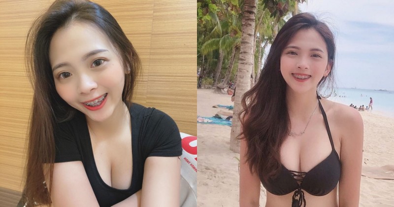 【BTC365币投】長髮牙套妹「yabi」朝氣蓬勃 去到海邊直接「波濤洶湧」征服沙灘！