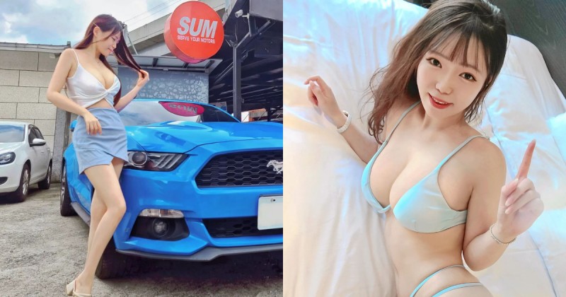 【BTC365币投】中古車業務「張瑜 Tako」爆乳簽約　火辣交車讓客戶好滿足