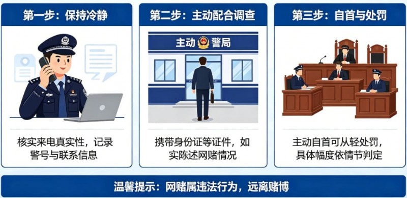 【BTC365币投】网赌被警察打电话要求配合调查怎么办？自首能否从轻处罚全面解析