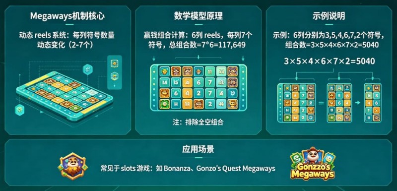 【BTC365币投】Megaways机制解析:117,649种赢钱方式背后的数学模型。