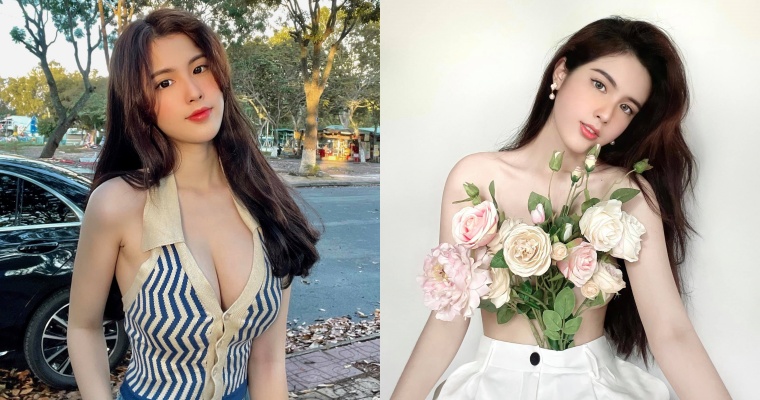 【BTC365币投】把那束花拿開！19 歲氣質正妹 Nie 仙氣近照曝光狂吸千讚