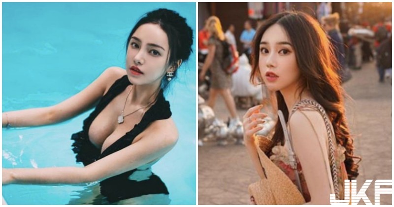 【BTC365币投】好深長的溝！正妹下到水中「乳量噴發」，濕潤的美胸看了好上癮！