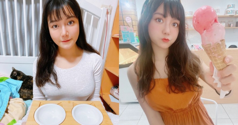 【BTC365币投】F奶混血正妹「毛咪」曬出新貓碗，「惹火胸型」讓粉絲想將碗蓋上去！