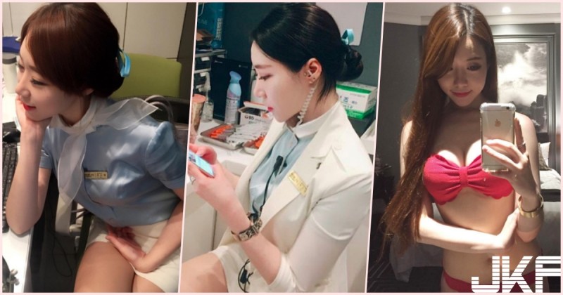 【BTC365币投】受不了！超可愛空姐「房間自拍」表情好犯規！每一張都讓人想解開她制服…
