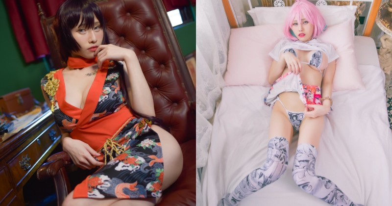 【BTC365币投】二次元和風幻想！性感巨乳女子「Yaya小夜夜」展現兇猛曲線，宛如漫畫女主般的身材！