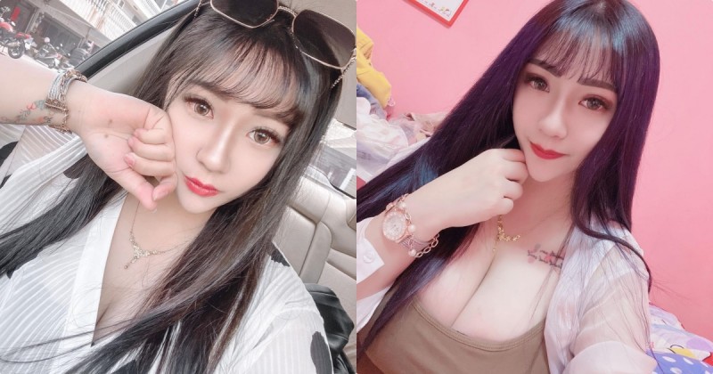 【BTC365币投】超性感小隻馬學生正妹「芸妡」，「胸前的超長深溝」讓人驚豔！