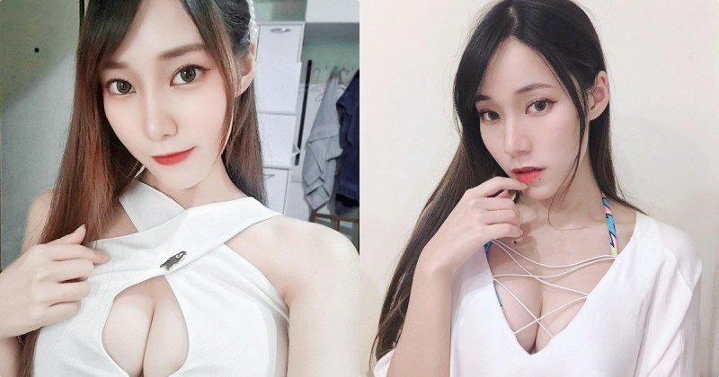 【BTC365币投】超殺電眼！直播主心兒「白嫩乳量」好犯規，性感的C奶曲線辣翻了！