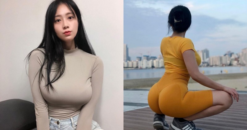 【BTC365币投】巨乳翹臀「正妹瑜伽老師」體態兇猛！前凸後翹好身材「深蹲」褲子超緊繃！