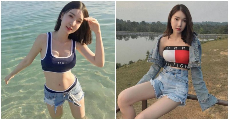 【BTC365币投】腿控注意！正妹「白嫩美腿」超誘人，「性感纖腰」讓網友受不了…