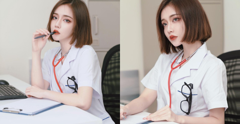 【BTC365币投】短髮正妹「林酸酸」媚眼義診，「銷魂曲線」治癒所有內傷病患