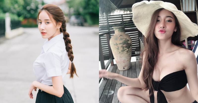 【BTC365币投】清新學生妹白襯衫底下是「火爆巨乳」！胸懷大「痣」讓人忍不住盯著看！
