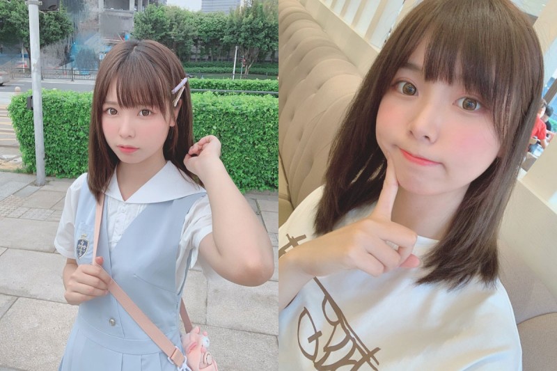 【BTC365币投】抓住夏日尾巴！超卡娃伊Coser「Liyuu」水藍色學生妹制服照　水嫩到讓人口水滴出來