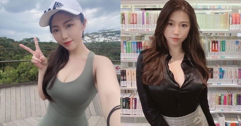 【BTC365币投】圖書館「高顏值美女」天菜外型讓人戀愛！極品好身材有夠迷人呀