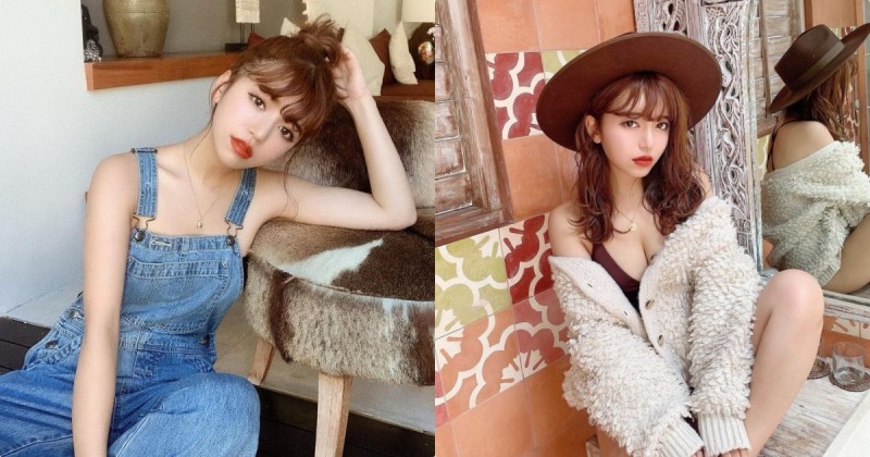 【BTC365币投】小隻馬女孩「美音」外套裡有美乳，背後鏡子更出賣「性感大腿線條」！