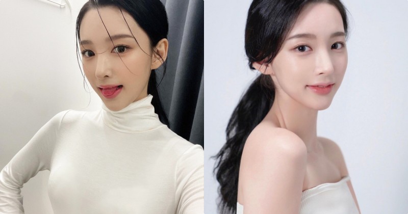 【BTC365币投】充滿透明感的「高顏值IG女神」，白色上衣「超凸顯性感胸型」！