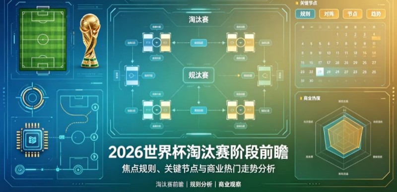 【BTC365币投】2026世界杯淘汰赛阶段前瞻:焦点规则、关键节点与商业热门走势分析