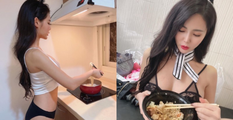 【BTC365币投】肝連妹「周苗苗」深夜下麵給你吃　居家輕鬆打扮也很性感