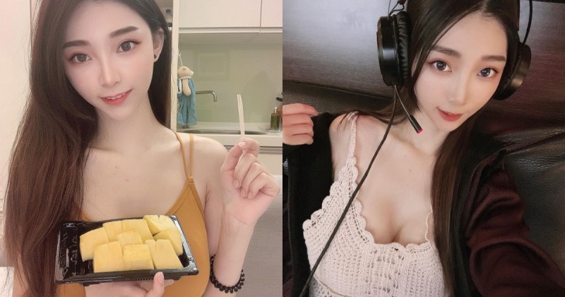 【BTC365币投】小仙女邀你吃鳳梨，「白皙正妹」Lily細肩帶小背心好清涼，光看胃口就很好～