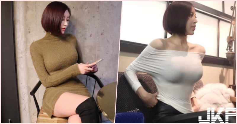 【BTC365币投】好兇爆！「餐廳巨乳妹」邪惡視角逼死人！超犯規「挺胸畫面」整顆都快衝出來…