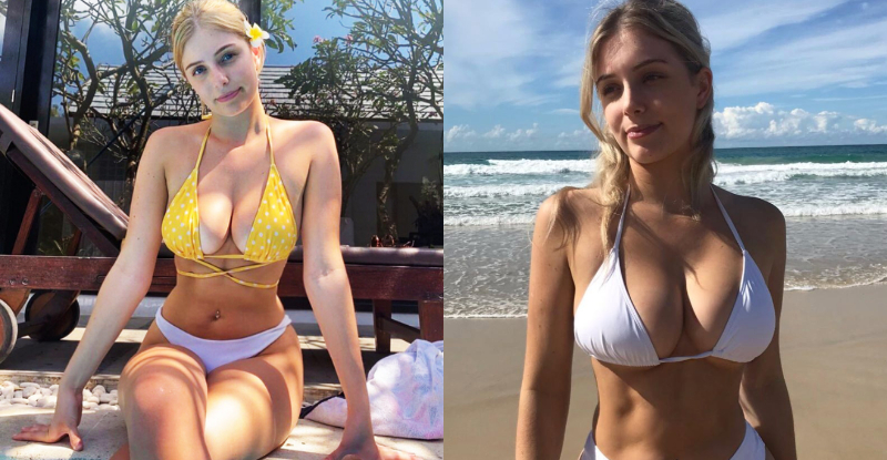 【BTC365币投】陽光沙灘配奶香！比基尼正妹飽滿乳量超加分　性感辣照比吃薑母鴨還暖身