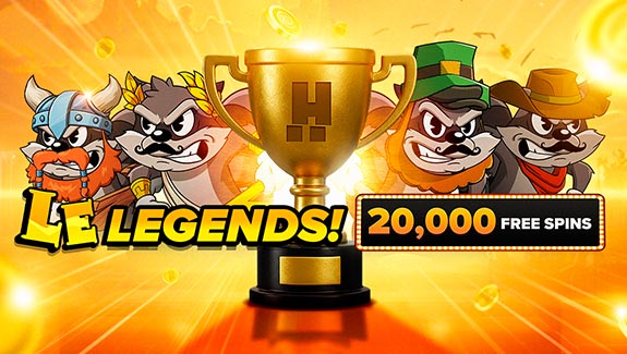 【BTC365币投】大发娱乐LE传奇锦标赛开启|Hacksaw Gaming资格赛,20,000次免费旋转奖励等你挑战