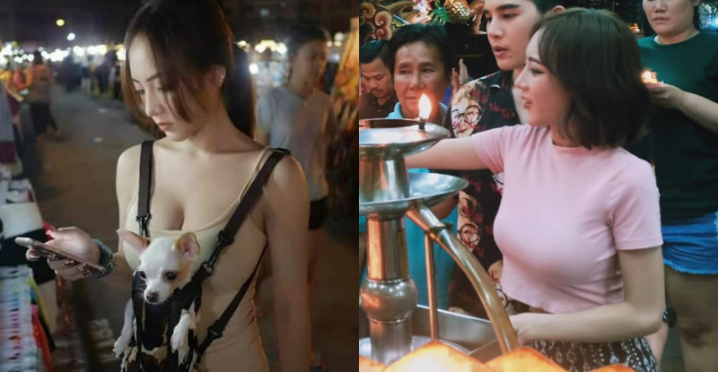 【BTC365币投】夜市驚見大奶妹！胸前內建兩顆「安全氣囊」　連衣服也遮不住過人乳量