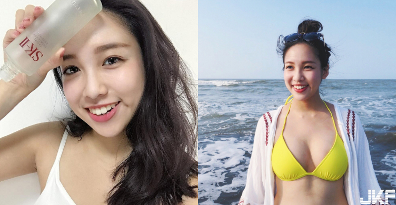 【BTC365币投】笑容甜似長螞蟻！「甜美空姐」海邊解放嫩乳，機上看不到的養眼畫面！