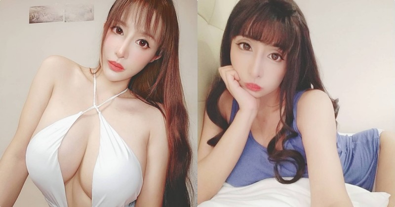 【BTC365币投】美豔正妹「蜜佧熙」烈焰紅唇太誘人，誘惑的G奶超級兇爆！